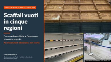 scaffali vuoti x
